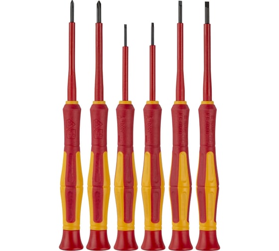 Изображение товара Набор отверток диэлектрических Navigator 95 271 NHT-Otd04-H6 прецизионные, 6 шт 95271