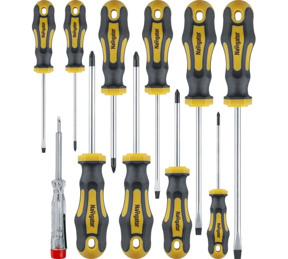 Изображение товара Набор отверток Navigator 95 270 NHT-Ot02-H11 11 шт 95270