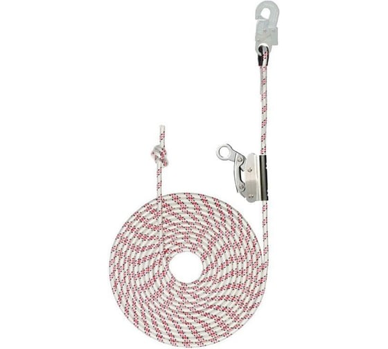 Изображение товара Блокирующее устройство ползункового типа ООО СИЗ ГАЛ В1 гибкая анкерная линия модель ГАЛ «Безопасность» В1 10 метров 2324