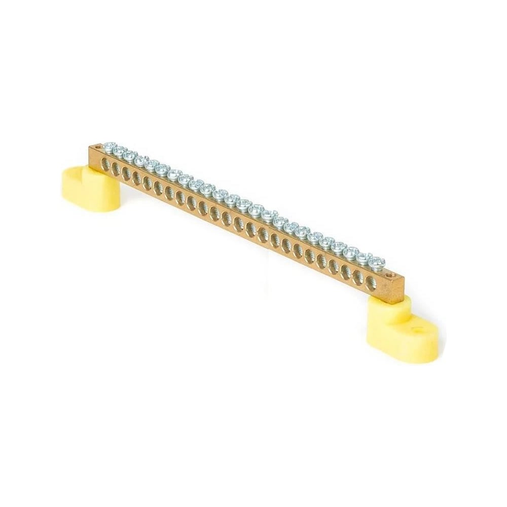 Изображение товара Шина HLT PE для заземления на изоляторах 10 штук в упаковке