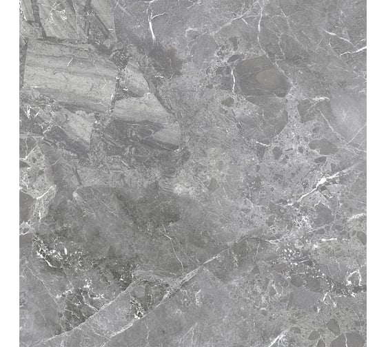 Изображение товара Керамогранит Delacora Greiny Graphite sugar-эффект 600x600x9,5 1,44м2 серый 6060GRY25