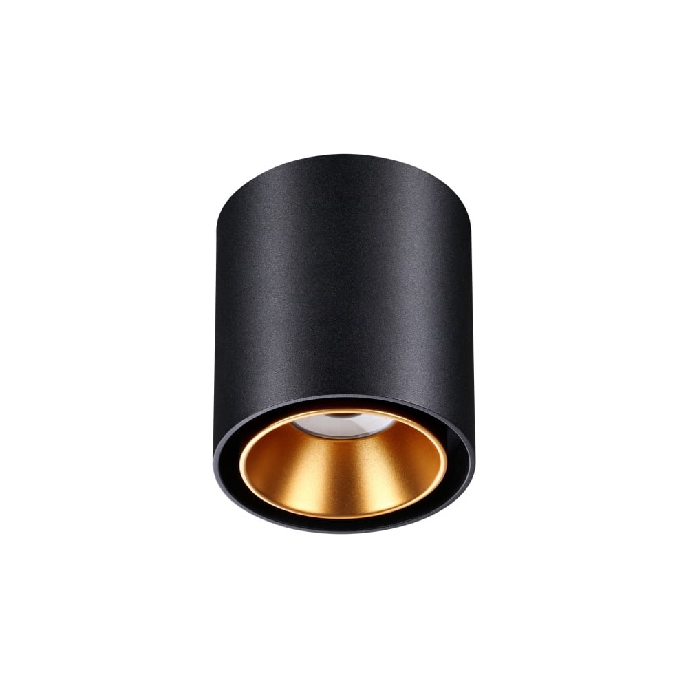 светильник светодиодный дпб 3203 18 вт ip54 накладной круг золотой Накладной светильник Novotech
