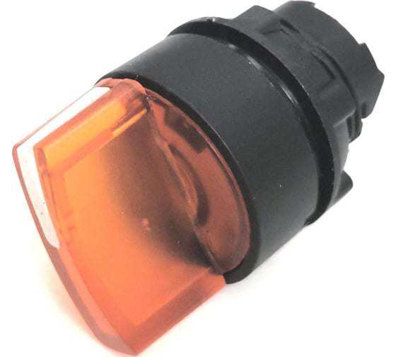 Изображение товара Головка для переключателя Briswik КПЕ 26РЛ желтый IP65 22 мм 3 позиции с подсветкой с фиксацией ZB5EK35.BR