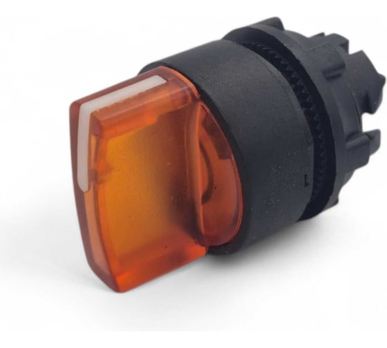 Изображение товара Головка для переключателя Briswik КПЕ 26РЛ желтый IP65 22 мм 3 позиции с подсветкой с фиксацией ZB5EK35.BR