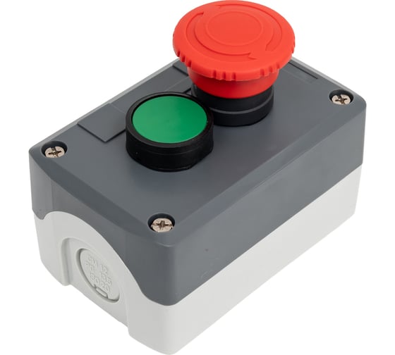 Изображение товара Пульт Briswik ПКУ21Е1-121-65 УХЛ2 КМЕ4610зел КМЕ5611Фкр один сальник пост кнопочный XALD232.BR