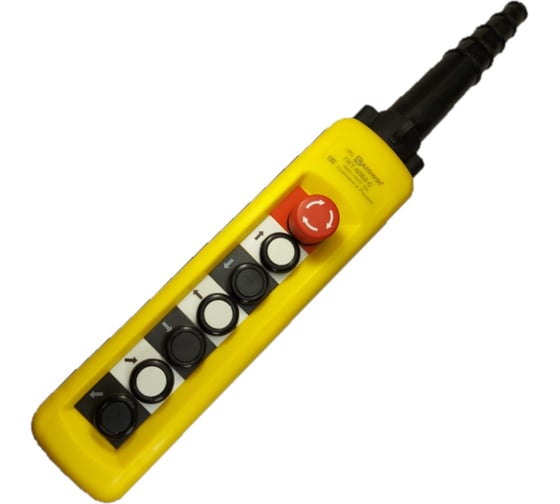 Изображение товара Пульт Briswik ПКТ-60Б2-C (6 кнопок 1НО/1НЗ+ гриб с фиксацией 1НЗ) пульт вес 0.935 кг, 306x66,5x80 ( XACA6813.S.BR