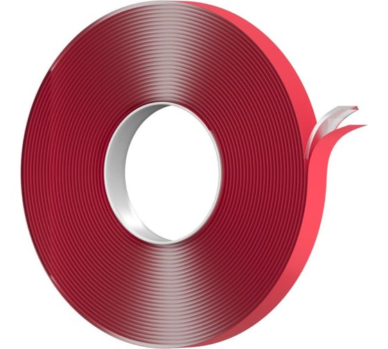 Изображение товара Монтажная клейкая лента двусторонняя Контакт сверхпрочная, прозрачная, 9мм х 5м 25933