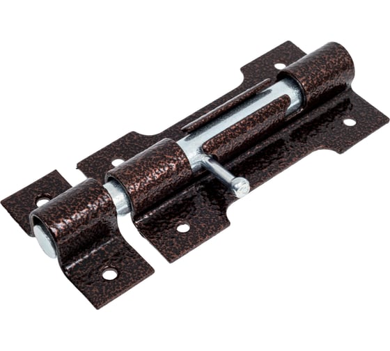 Изображение товара Засов накладной Дверной Страж ОСНОВНОЙ (медь) с круглым ригелем г.С-Пб L-150 мм Д809