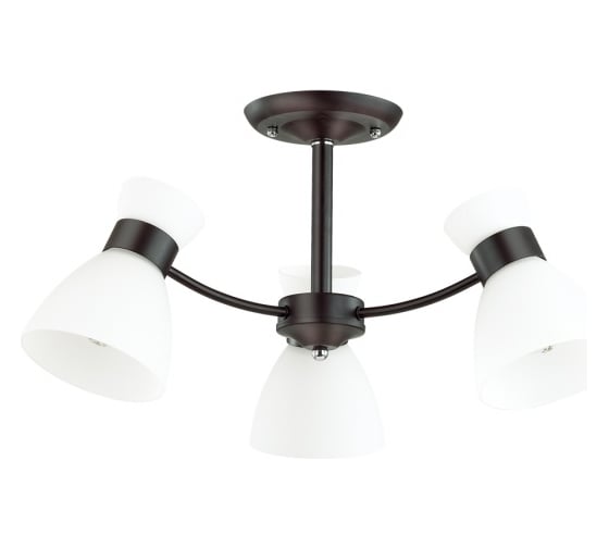 Изображение товара Потолочная люстра LUMION WILMA стекло, E27, 3х60W 4534/3C