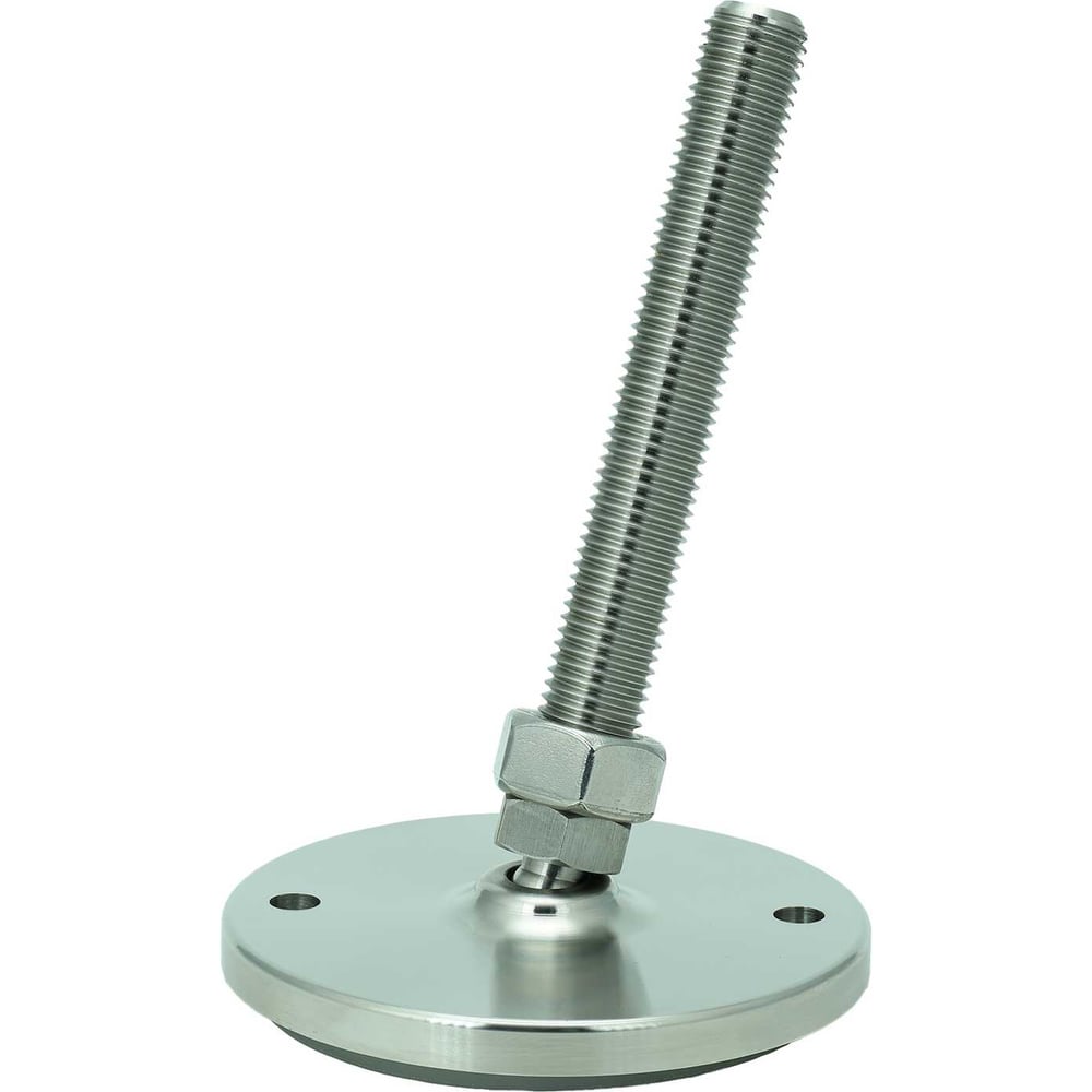 Изображение товара Опора шарнирная из нержавеющей стали с регулировкой и антискольжением
