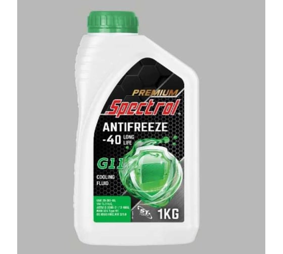Изображение товара Жидкость охлаждающая низкозамерзающая Spectrol PREMIUM ANTIFREEZE -40 LONG LIFE G11 1кг 99115