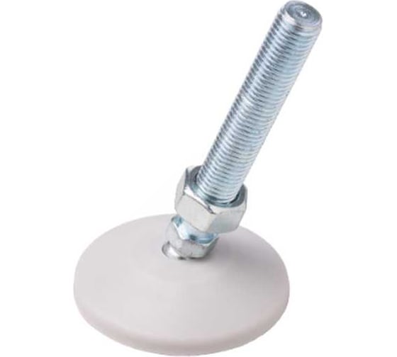 Изображение товара Опора шарнирная антискользящая серая M10x45 до 500 кг  Арт.  (упаковка 4 штуки) Алтервиа A00023.21205010045.4