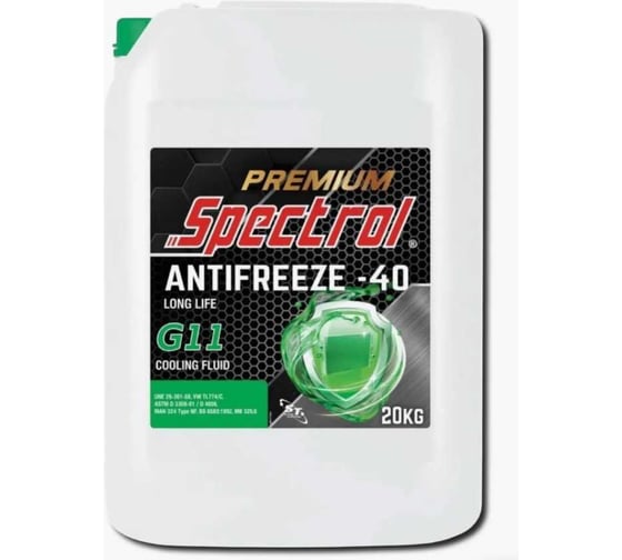 Изображение товара Жидкость охлаждающая низкозамерзающая Spectrol PREMIUM ANTIFREEZE -40 LONG LIFE G11 20кг 99117