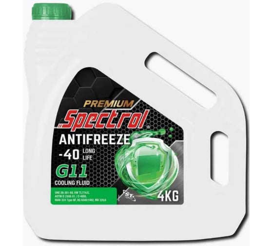 Изображение товара Жидкость охлаждающая низкозамерзающая Spectrol PREMIUM ANTIFREEZE -40 LONG LIFE G11 4кг 99116