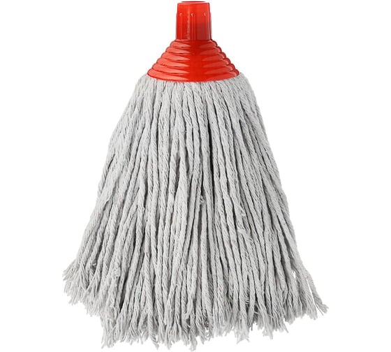 Изображение товара Насадка для швабры VETTA МОП, Премиум 400гр, хлопок, длина 35 см 444-293