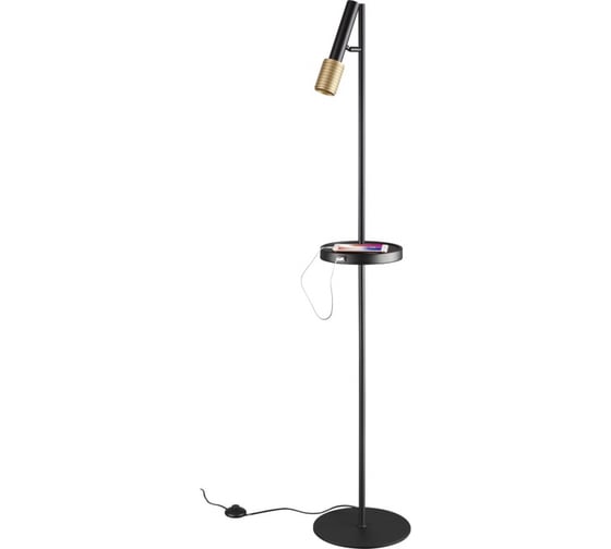 Изображение товара Торшер ODEON LIGHT с полкой/USB металл GU10 LED 10W MEHARI 4240/1F