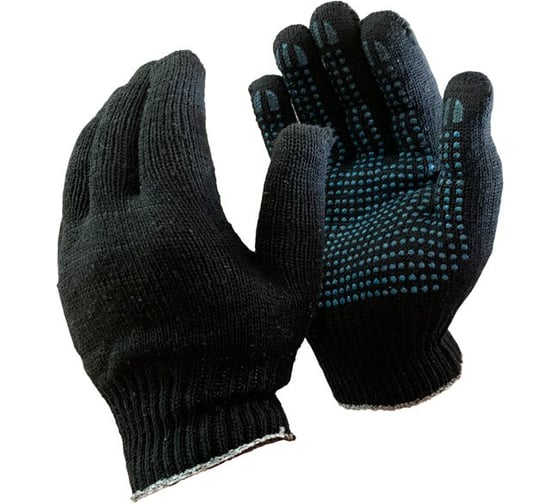 Изображение товара Перчатки VD GROUP 8 нитей двойные, полушерстяные комби с ПВХ VD-0097