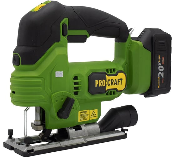 Изображение товара Лобзик аккумуляторный PROCRAFT 20В, 100мм (Без АКБ и ЗУ) ST24