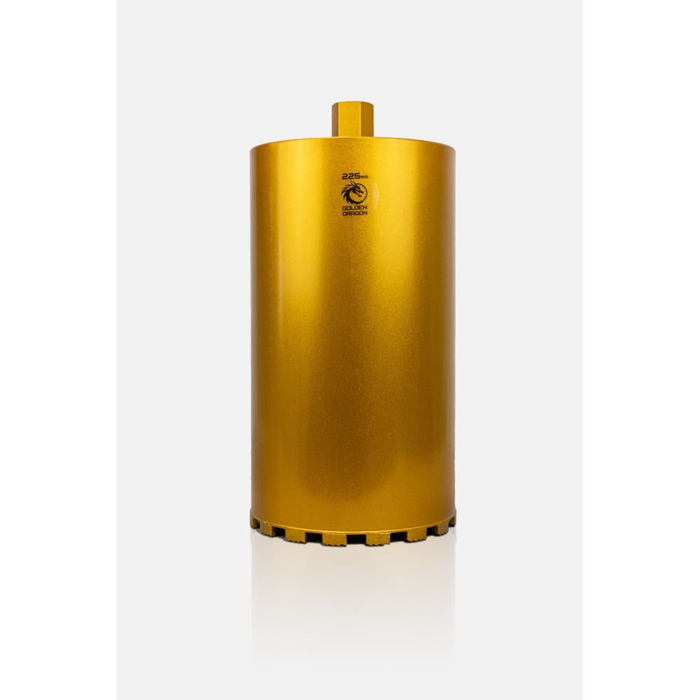 Изображение товара Коронка алмазная GOLDEN DRAGON 225 мм 16 сегментов по бетону и камню