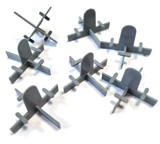 Изображение товара Крестики для укладки плитки многоразовые CORTE для шва 1 мм. 100 шт. RTS1P0