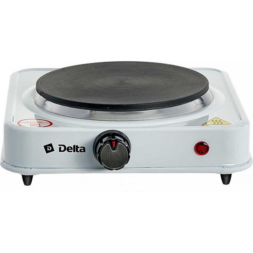Одноконфорочная электрическая плита Delta хлебопечь электрическая delta lux dl 8008в 500 вт 13 программ буханка вес хлеба 0 75 кг серебристый с черным