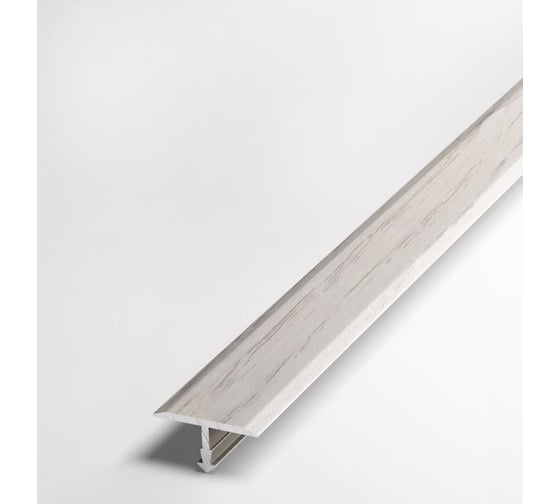 Изображение товара Порог т-образный алюминиевый Лука (20 мм; 2.7 м; Дуб арктик) УТ000038602