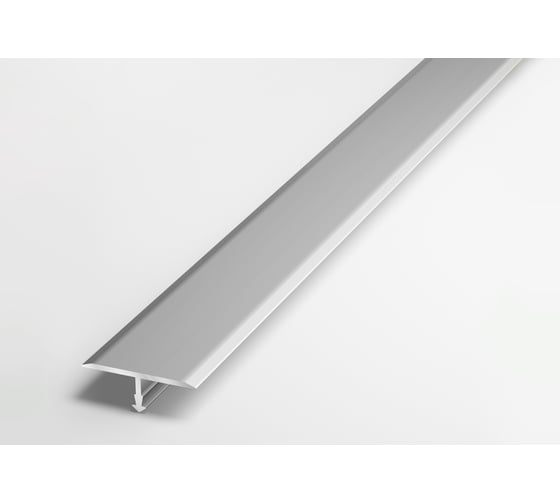 Изображение товара Напольный порог Лука Т-образный, 26 мм, 2.7 м, серебро УТ000038751
