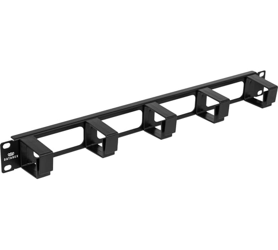 Изображение товара Организатор DATAREX с 5 кольцами пластиковыми и окнами, черный DR-441101