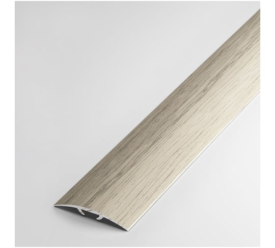Изображение товара Порог прямой скрытый алюминиевый (35 мм; 0.9 м; декоративный; клен беленый) Лука 00000002320