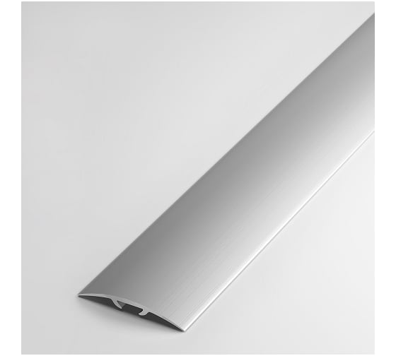 Изображение товара Порог прямой скрытый алюминиевый (35 мм; 0.9 м; анодированный; серебро) Лука 00000002134