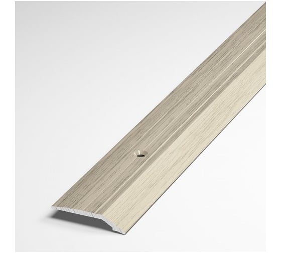 Изображение товара Порог разноуровневый алюминиевый (32 мм; 0.9 м; декоративный; клен беленый) Лука 00000001735