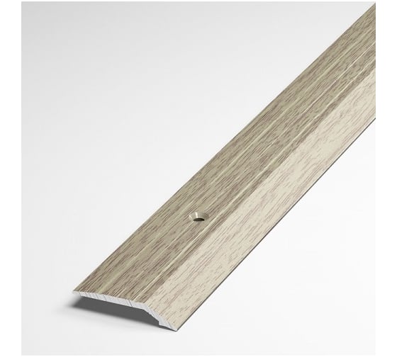 Изображение товара Порог разноуровневый алюминиевый (32 мм; 0.9 м; декоративный; дуб беленый) Лука 00000001778