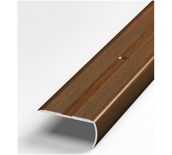 Изображение товара Порог угловой алюминиевый (40х20 мм; 0.9 м; декоративный; дуб темный) Лука 00000001678