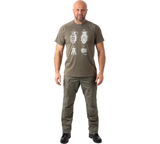 Изображение товара Футболка 7.62 Grenade (хлопок, олива) 7TS-03OL, р-р XS 4660335525577