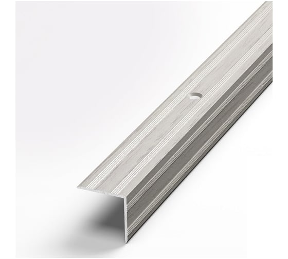 Изображение товара Порог угловой алюминиевый (20х20 мм; 0.9 м; декоративный; дуб арктик) Лука УТ000001649