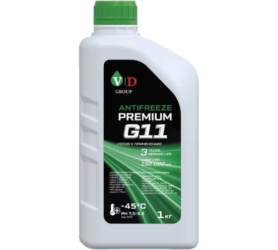Изображение товара Антифриз VD GROUP G11 зеленый 1кг VD-0008