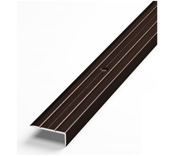 Изображение товара Порог угловой алюминиевый (24х10 мм; 0.9 м; декоративный; дуб венге) Лука УТ000002660