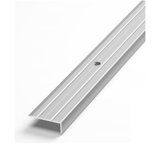 Изображение товара Порог угловой алюминиевый (24х10 мм; 0.9 м; анодированный; серебро) Лука УТ000002369