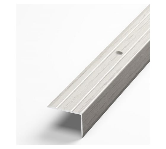 Изображение товара Порог угловой алюминиевый (24х18 мм; 0.9 м; декоративный; дуб арктик) Лука УТ000002638