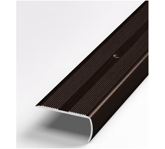 Изображение товара Порог угловой алюминиевый (40х20 мм; 0.9 м; декоративный; дуб венге) Лука УТ000003148
