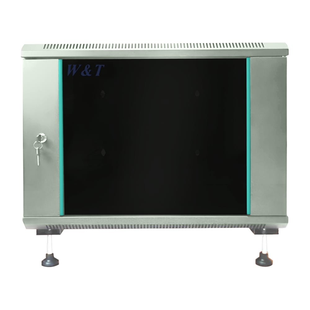 Изображение товара Телекоммуникационный шкаф 19 9U напольный серый W&T C096080GWTWOF