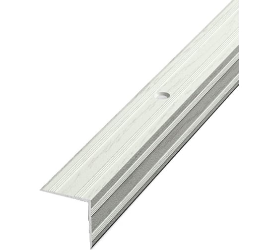 Изображение товара Порог угловой алюминиевый (20х20 мм; 0.9 м; декоративный; береза) Лука УТ000026246