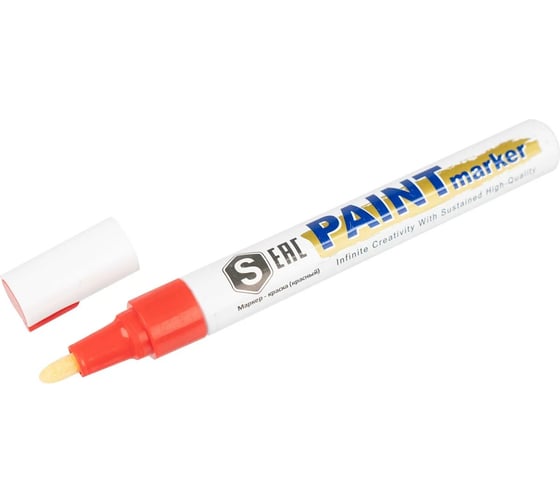 Изображение товара Маркер - краска SAMGRUPP (красный) (упаковка 12 шт) SAMC-037000003-12