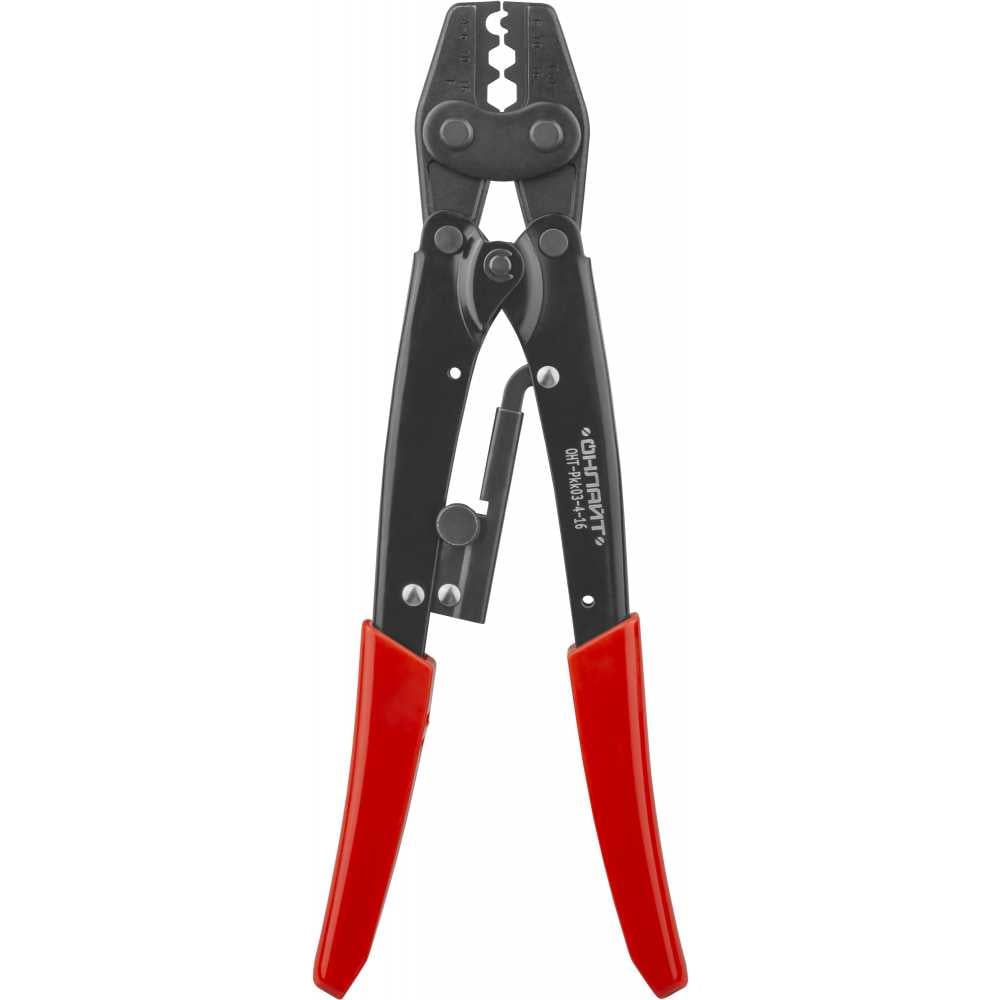 Изображение товара Пресс-клещи ОНЛАЙТ для неизолированных наконечников 90 581 OHT-Pkk03-4-16 90581