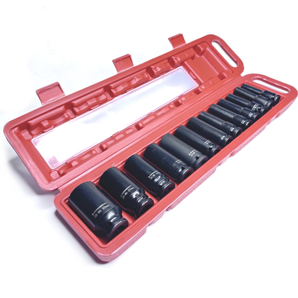 Изображение товара Набор длинных ударных головок 1/2" на 13 шт CS122313