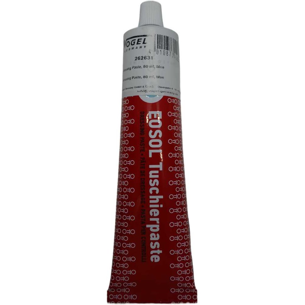 Изображение товара Паста притирочная Vogel голубая 80 мл в тюбике для точной обработки поверхностей