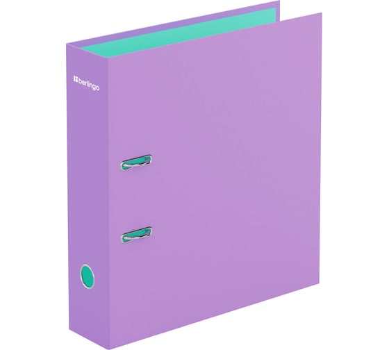 Изображение товара Папка-регистратор BERLINGO Haze 80 мм, матовая ламинированная, сиреневая AMl80303
