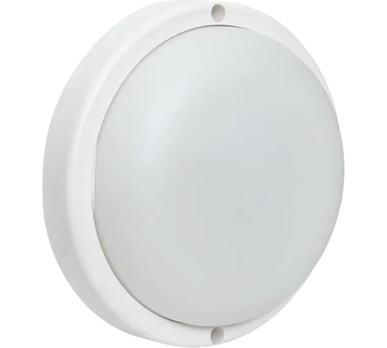 Изображение товара Светильник светодиодный EKF ЖКХ, круг, ДПО-1300, с микроволновым датчиком движения, 12Вт, 6500K, IP65, LUMA BKL-1300DM-R-12-6500