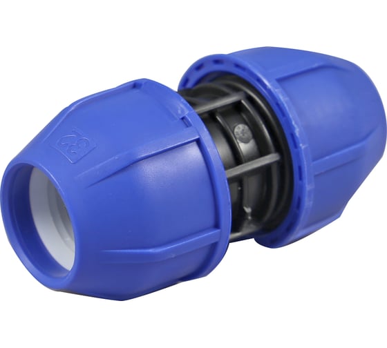 Изображение товара Компрессионная переходная муфта ПНД Millennium 75–63 мм — усиленный фитинг для соединения труб PFMP7563