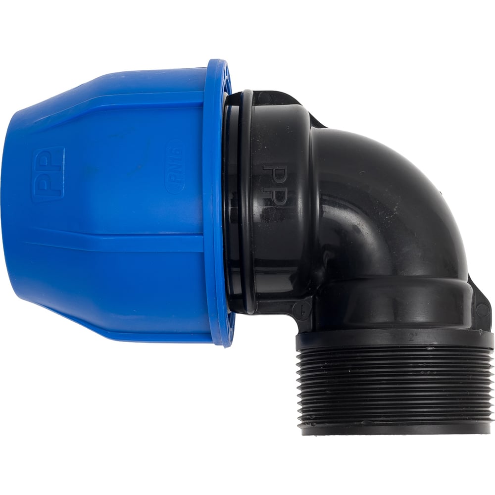 Изображение товара Компрессионный переходной отвод Millennium ПНД 50-2" с наружной резьбой